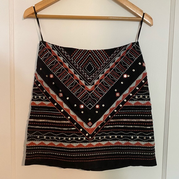 Embroidered, Embellished Romeo + Juliet Mini skirt - Picture 1 of 7